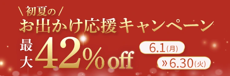 新発売記念キャンペーン 最大42%OFF