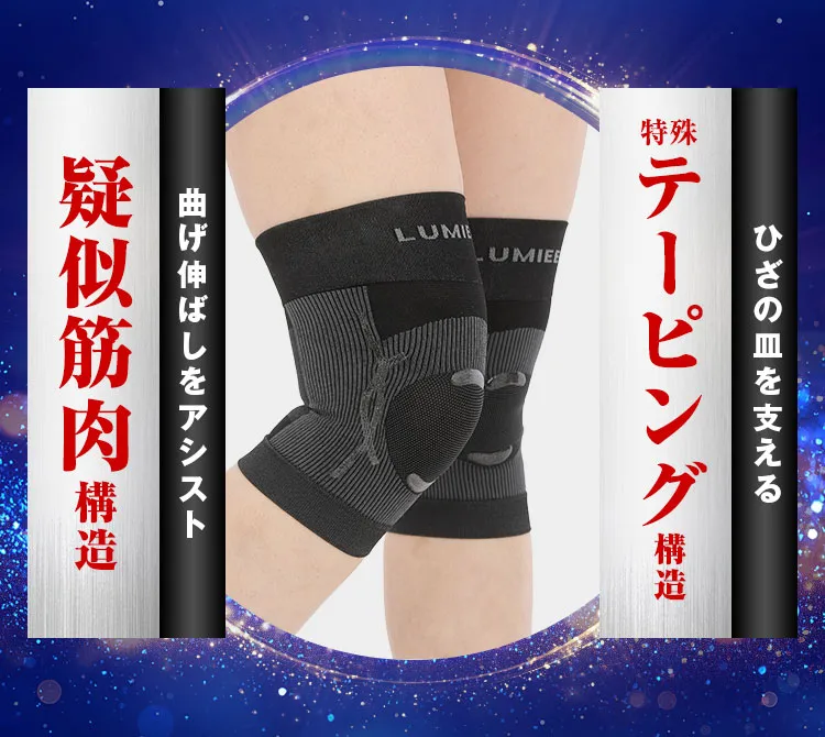 擬似筋肉構造+特殊テーピング構造の解説図